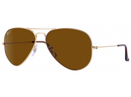 Okulary przeciwsłoneczne Ray-Ban AVIATOR LARGE METAL z polaryzacją RB3025 001/57