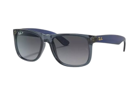 Okulary przeciwsłoneczne Ray-Ban JUSTIN z polaryzacją RB4165 6596T3